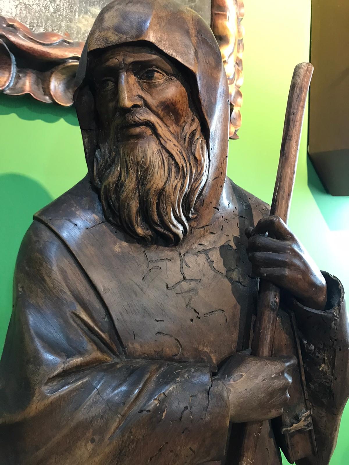 Statua lignea di San Francesco di Paola